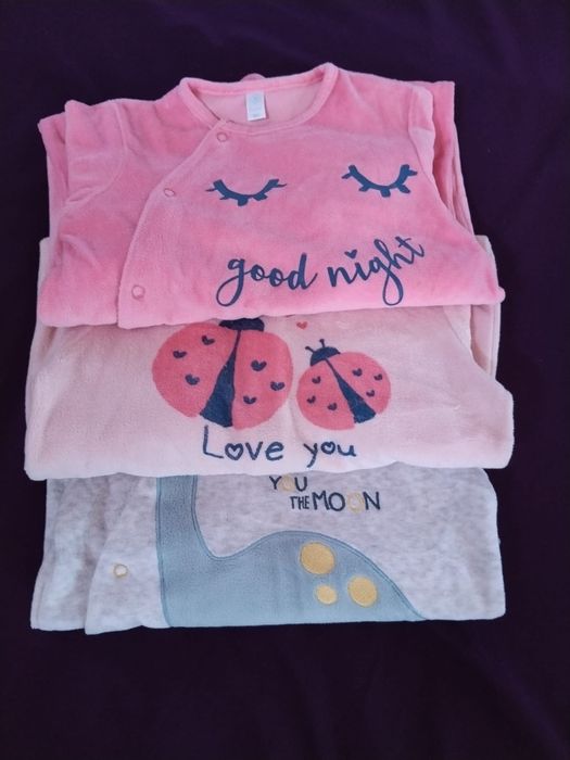 3 pijamale cocolino TEX 36 luni