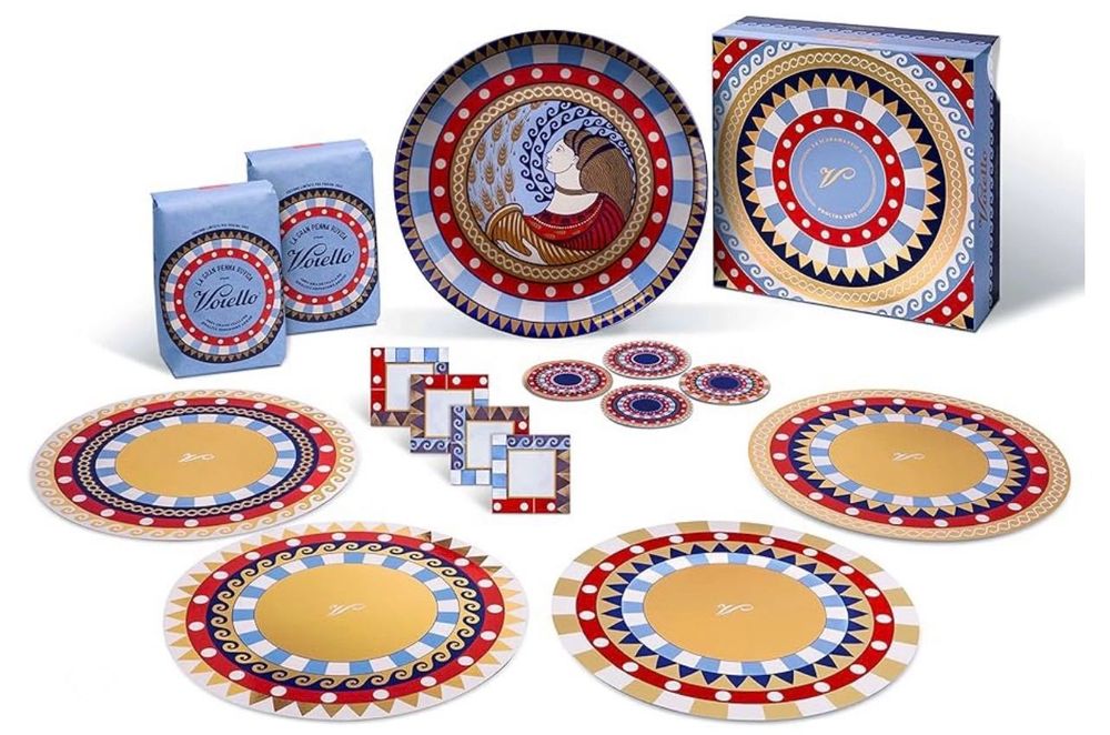 красива чиния Сицилия паста подарък