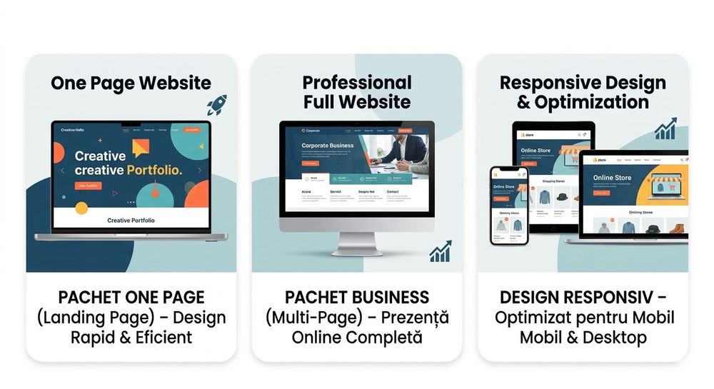 Website Profesional | Design Modern, Rapid și Optimizat