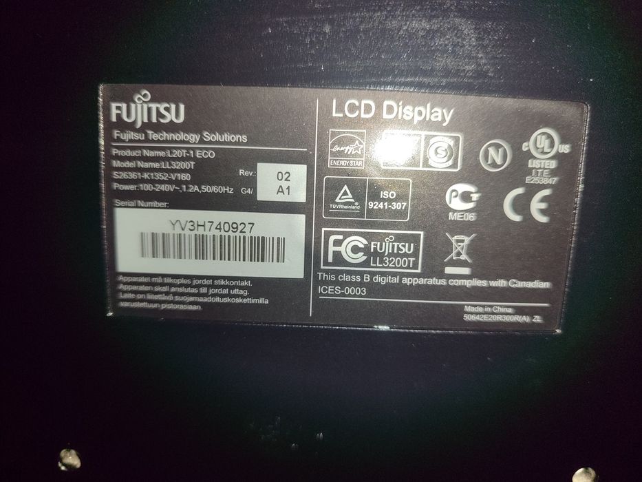 fujitsu Monitor l20t-1 eco