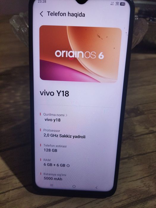 Vivo y18 IMEI otpegen
