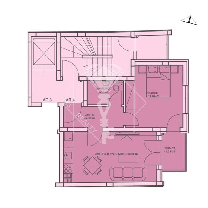 Продава се Двустаен апартамент в Пловдив, Каменица 1 - 70 кв.м за 2488 €/кв.м - Снимка #1