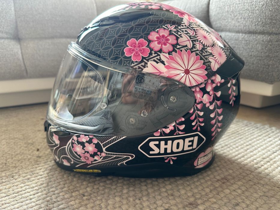 Shoei NXR Harmonic TC-10 black /pink мото каска дамска