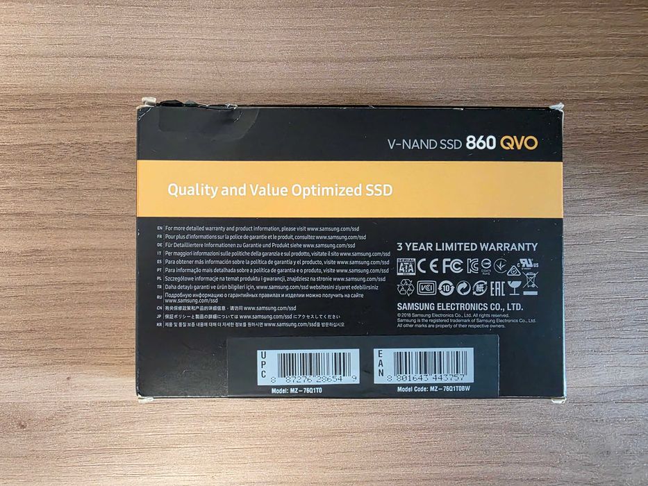 SSD Samsung 860 QVO, 1TB, SATA III, 2.5" - MZ-76Q1T0BW