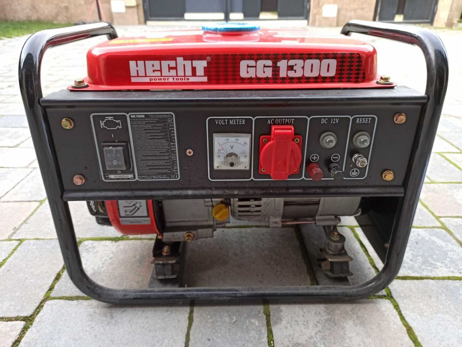 Монофазен бензинов генератор Hecht GG1300, 1.1 kw