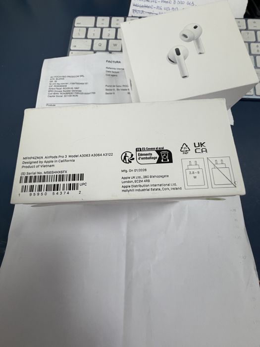 AirPods Pro 3 Noi Sigilate Factura Garanție 2 ani