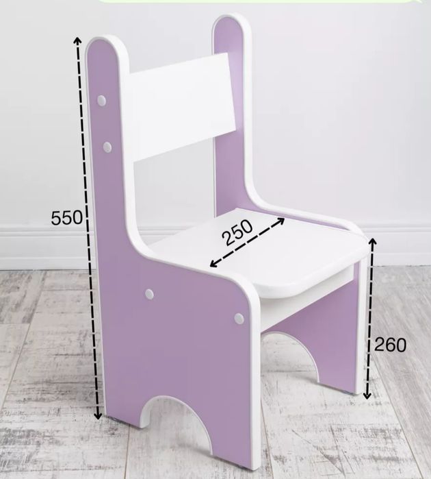 Продам новый детский столик со стульчиком