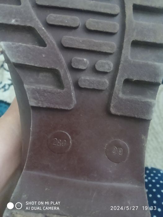 Продается резиновые сапоги с мехом 43-44 размер