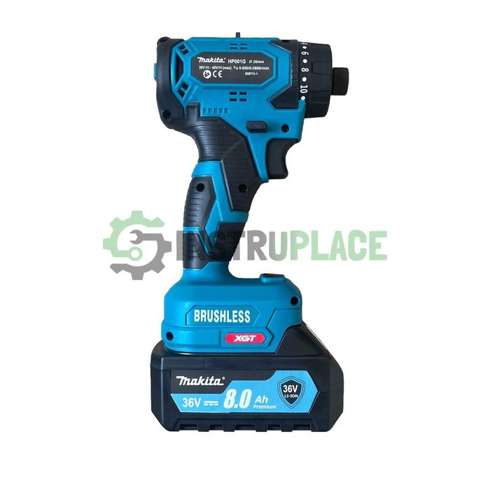 2в1 БЕЗЧЕТКОВ Акумулаторен Ъглошлайф и Импакт Makita 36v 8Ah МАКИТА