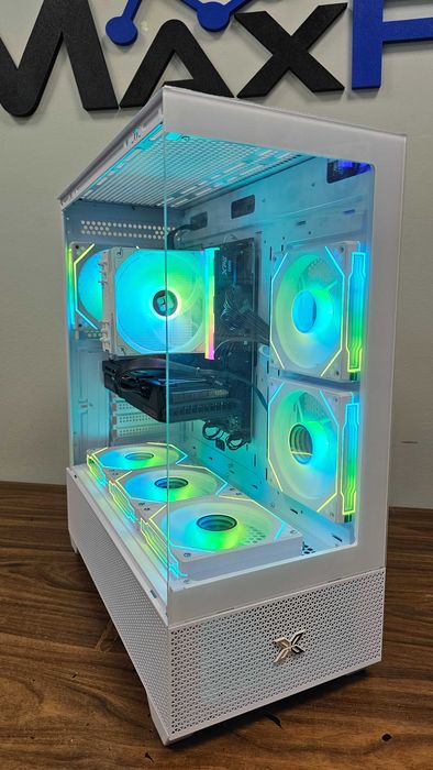 НОВО! RTX 5060TI 16GB Ryzen 5 7500f, 32GB RAM, 700W Геймърски компютър