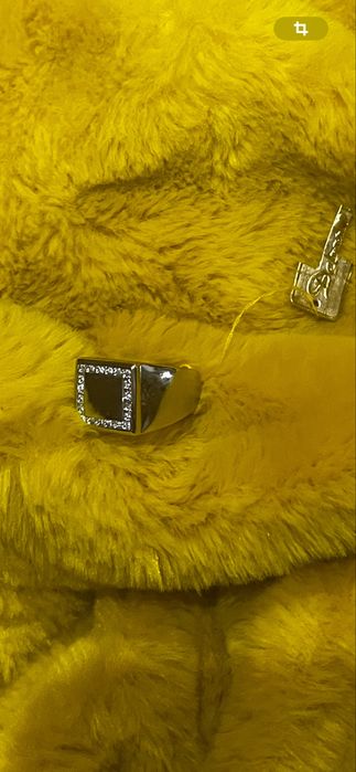 Мужская печатка с фианитами