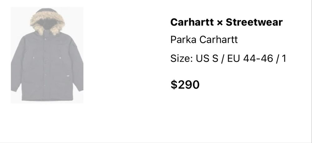 Parka Carhartt Vintage Winter Jacket Brown