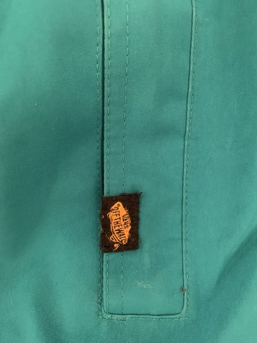 Geaca Vans original culoare turcoaz