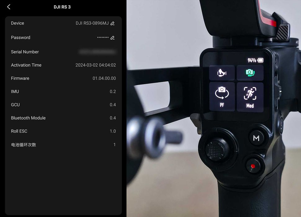 DJI RS3 Combo ca nou