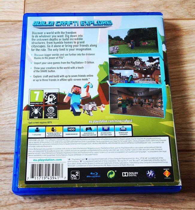 PS4 Minecraft PlayStation 4 Edition