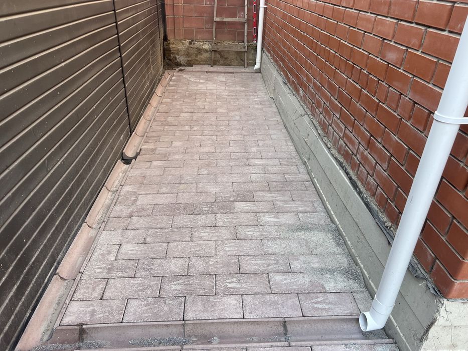 Укладка брусчатки