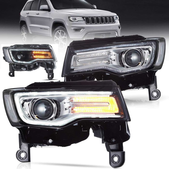 Комплект LED фарове за Grand Cherokee WK2 2014- с начална анимация