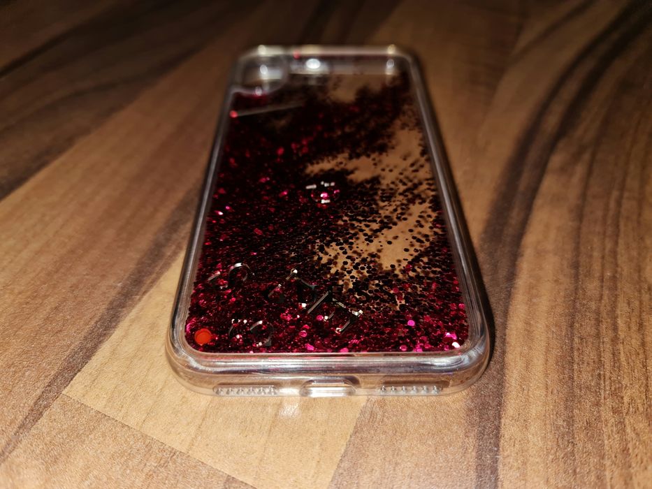 Husa originala Guess Liquid Glitter Case Apple iPhone X iPhone Xs