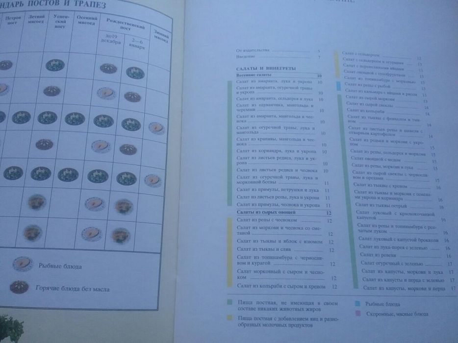 Книга рецептов  для поста и не только.