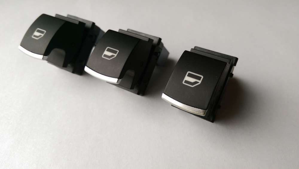 Set butoane geamuri + bloc lumini crom calitate VW Golf 5 6 Jetta Eos