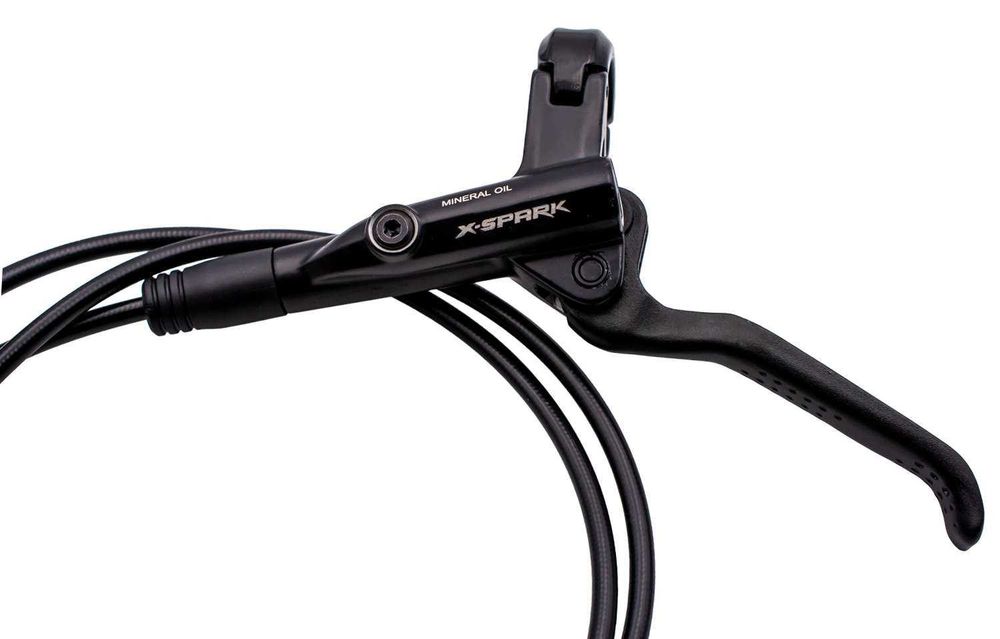 НОВИ КОМПЛЕКТ ПРЕДНА И ЗАДНА Хидравлични дискови спирачки + 2 адаптера