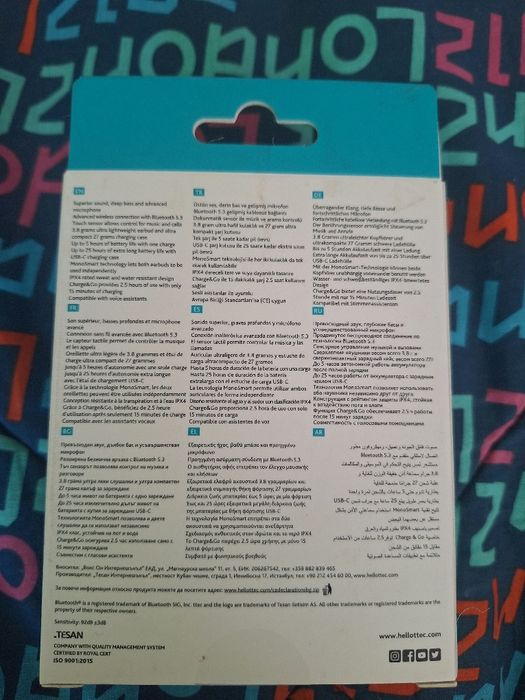 Слушалки TTEC true wireless Bluetooth headset