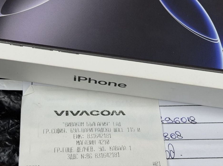 !!! КАТО НОВ 512GB iPhone 16 Pro Max VIAVACOM Гаранция 2026 г. Black / Черен