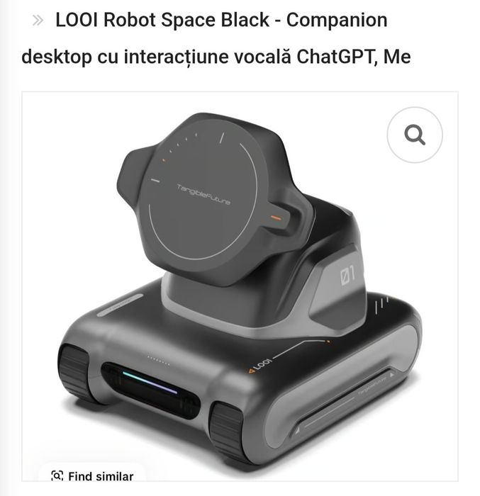 LOOI – Companion smart cu AI + încărcare wireless