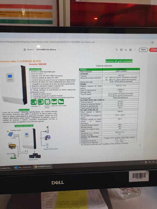Vind invertor  solar hibrid 5kw