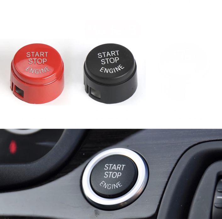 Buton capac start stop engine rosu Bmw Seria 3 5 6 7 X5 X6 F10 F15 F30