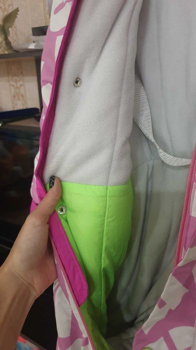 Комбенизон зимний для девочки