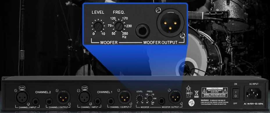 EQ stereo, 15 benzi per canal, iesire subwoofer ajustabila, nou