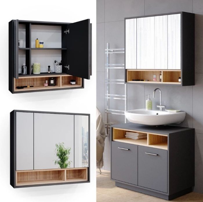 Шкаф за надмивка с огледало Vicco 3567