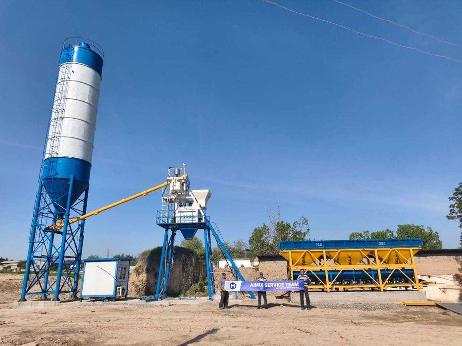 Бетонный завод AJ25(25м3/ч) есть в наличии