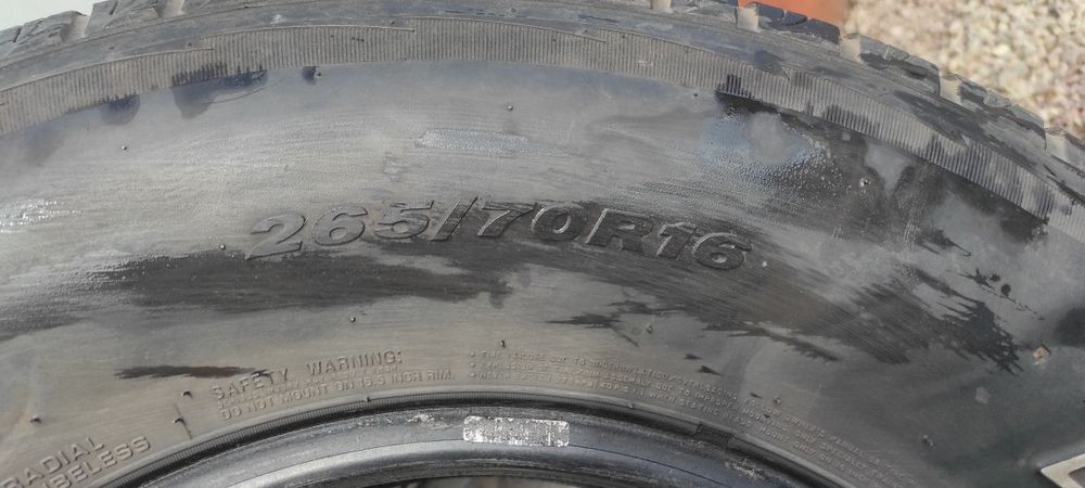 Продам резину NEXEN 265 / 70/ 16