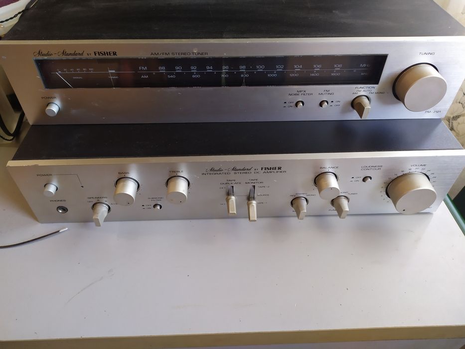 усилвате и тунер FISHER ca2030 fm 2121