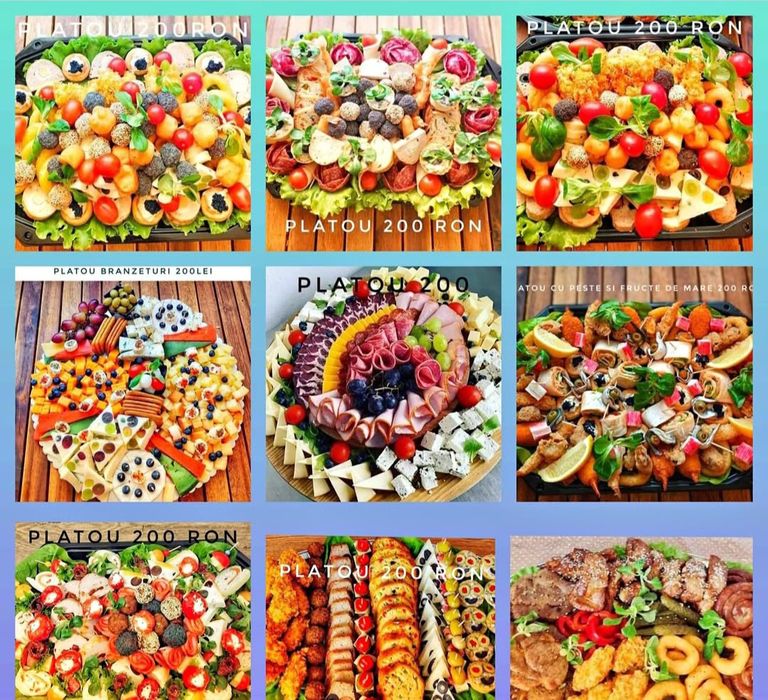 Platouri aperitive doar în iasi