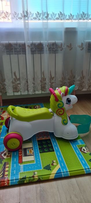 Развивающий единорог  (ходунок, талокар) 3в1.