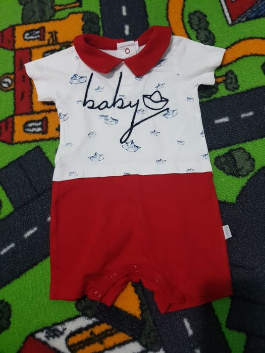 Lot salopete scurte bebe 3 - 6 luni - marimea 62