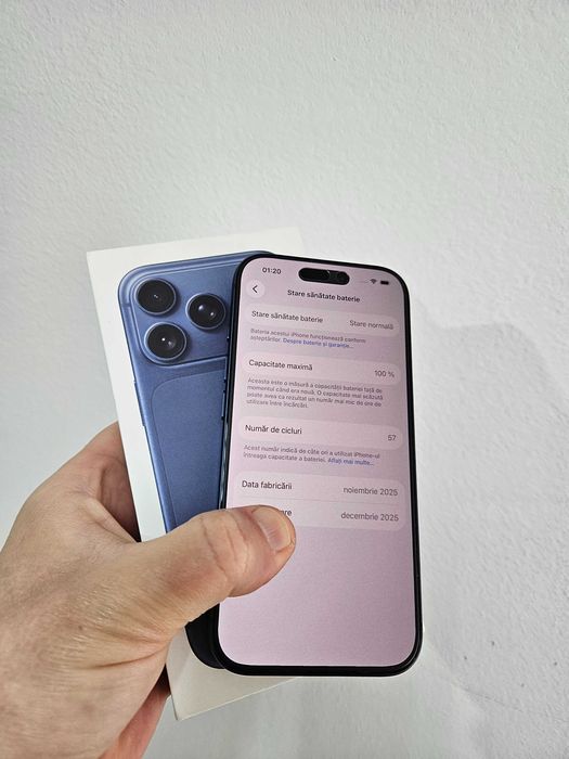 Iphone 17 Pro, 256 Gb, neverlock, ca nou la cutie.