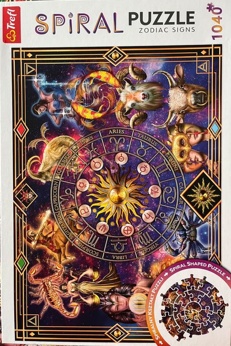 Puzzle Spiral Zodiac Signs 1040 piece Trefl