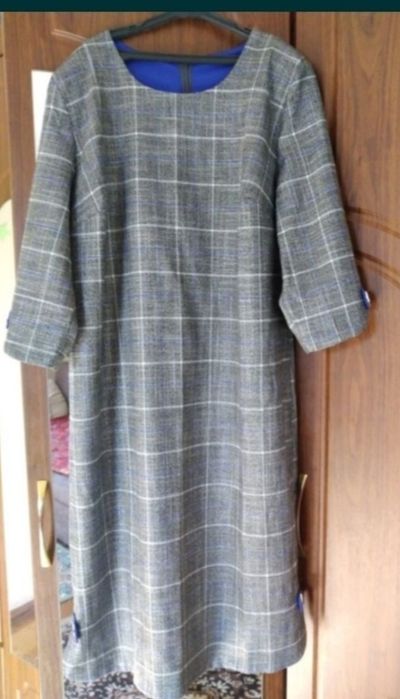 Новое серое платье 48-50 размера, 7000 тг