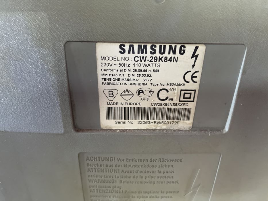 Продавам телевизор SAMSUNG CW-29K84N