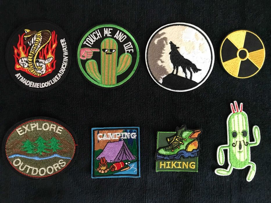 Petic/Patch/Emblema brodat geaca/vesta/etc piele/textil moto/rock/punk