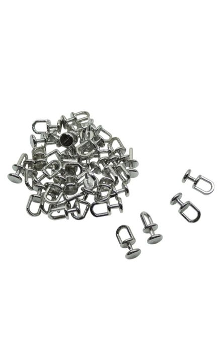 Металлические крючки для штор и карниза 50 шт. Сделано в Турции