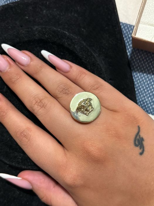 Inel Versace din otel inoxidabil