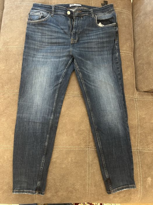 Blugi barbati zara 46 + cadou cardigan zara XL