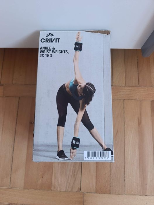 Manșetă cu greutăți, 2x1 kg