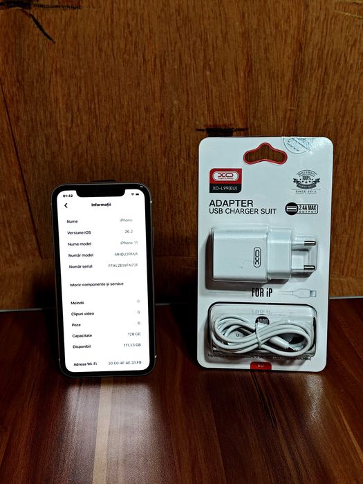 Telefon mobil Apple iPhone 11 128GB Stare Buna