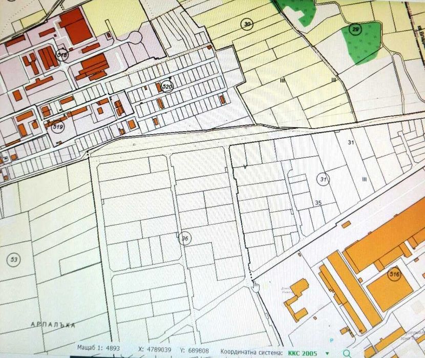 ЗПЗ  парцел с ПУП за промишлена дейност.